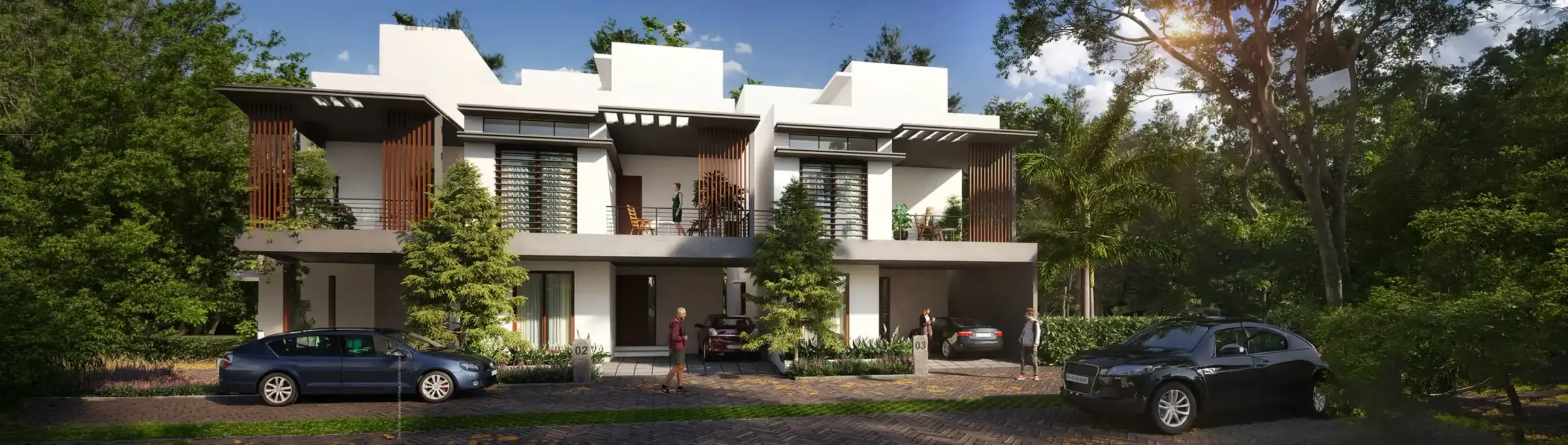 Daintree by Mana villa community exterior view