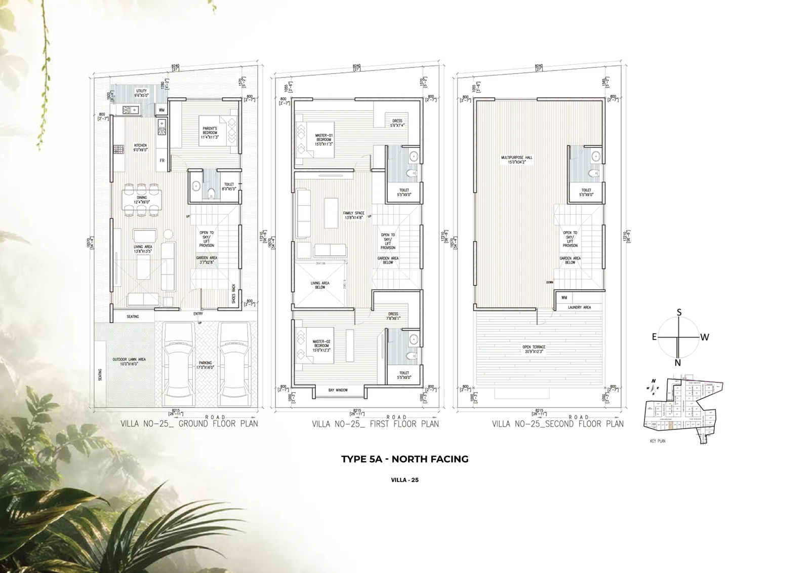 Daintree by Mana, Type 5A · Villa 25 floor plan