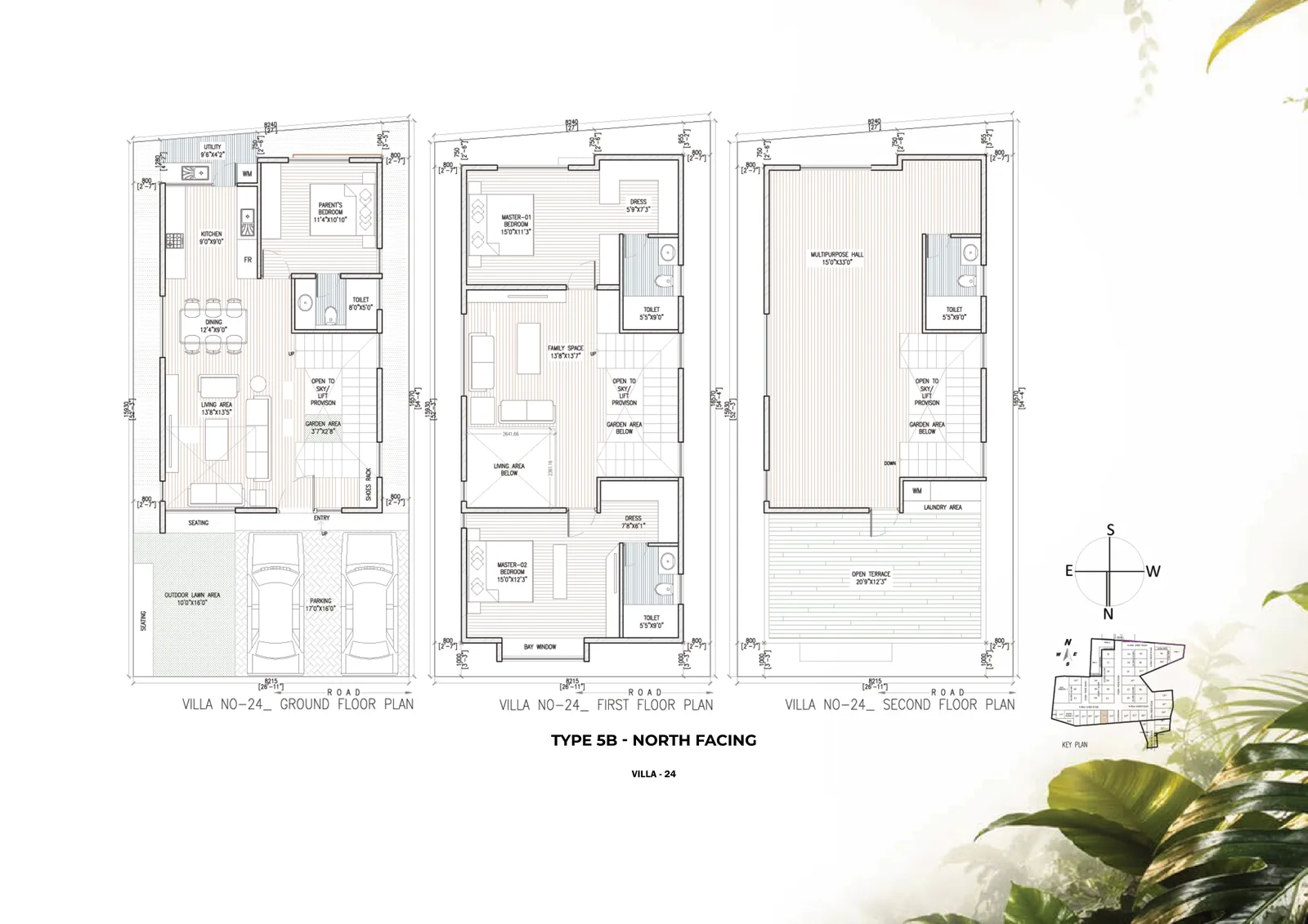 Daintree by Mana, Type 5B · Villa 24 floor plan