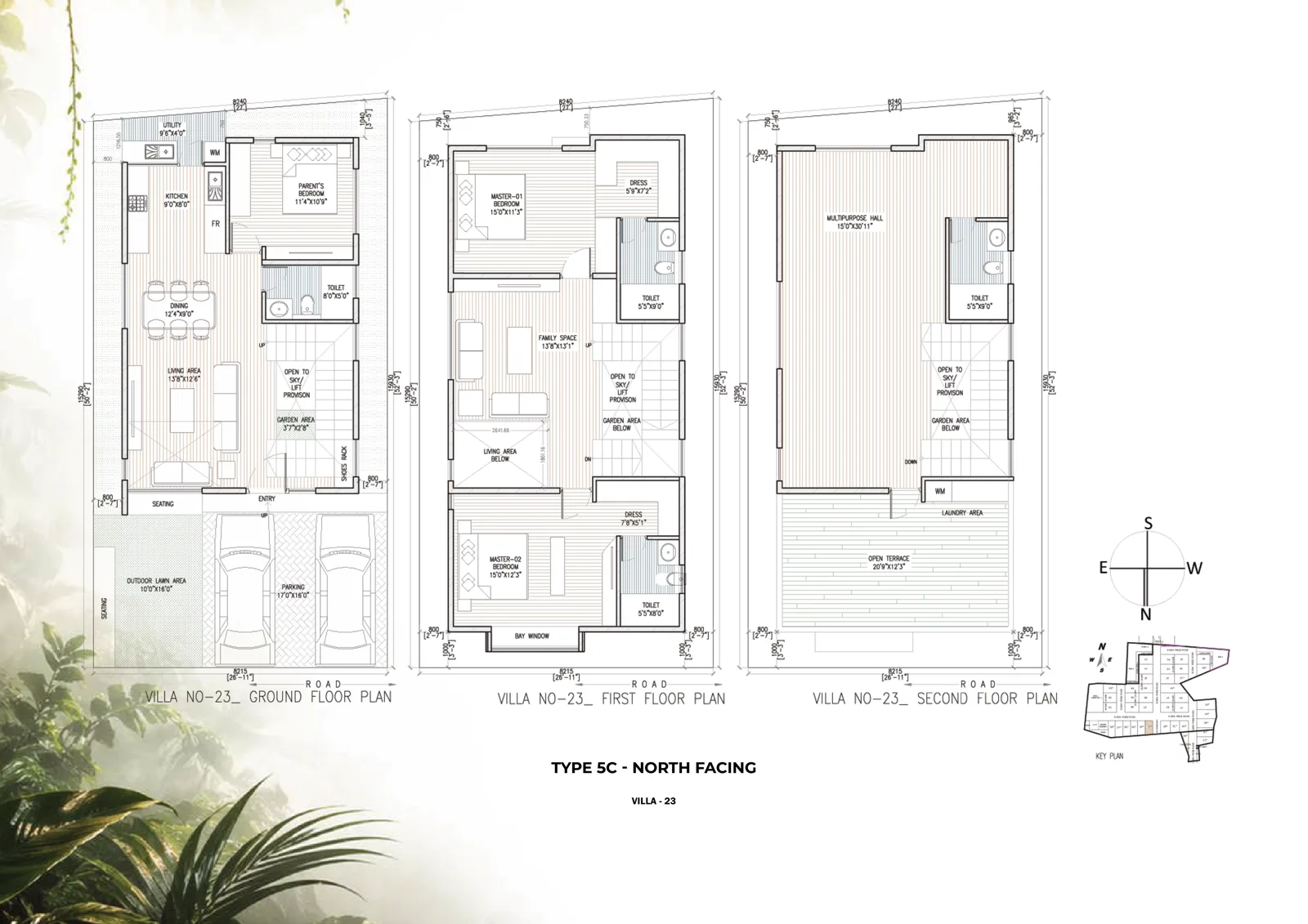 Daintree by Mana, Type 5C · Villa 23 floor plan