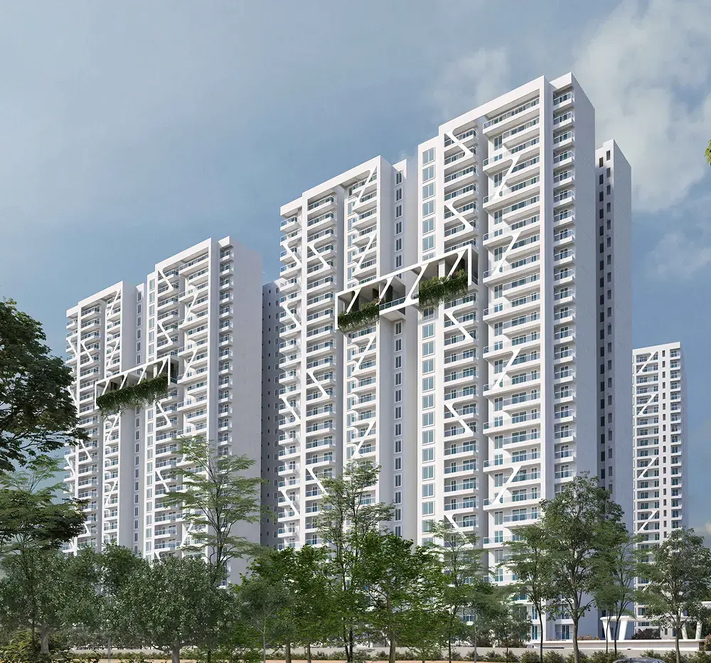 Mana Dale township render, wide landscape view