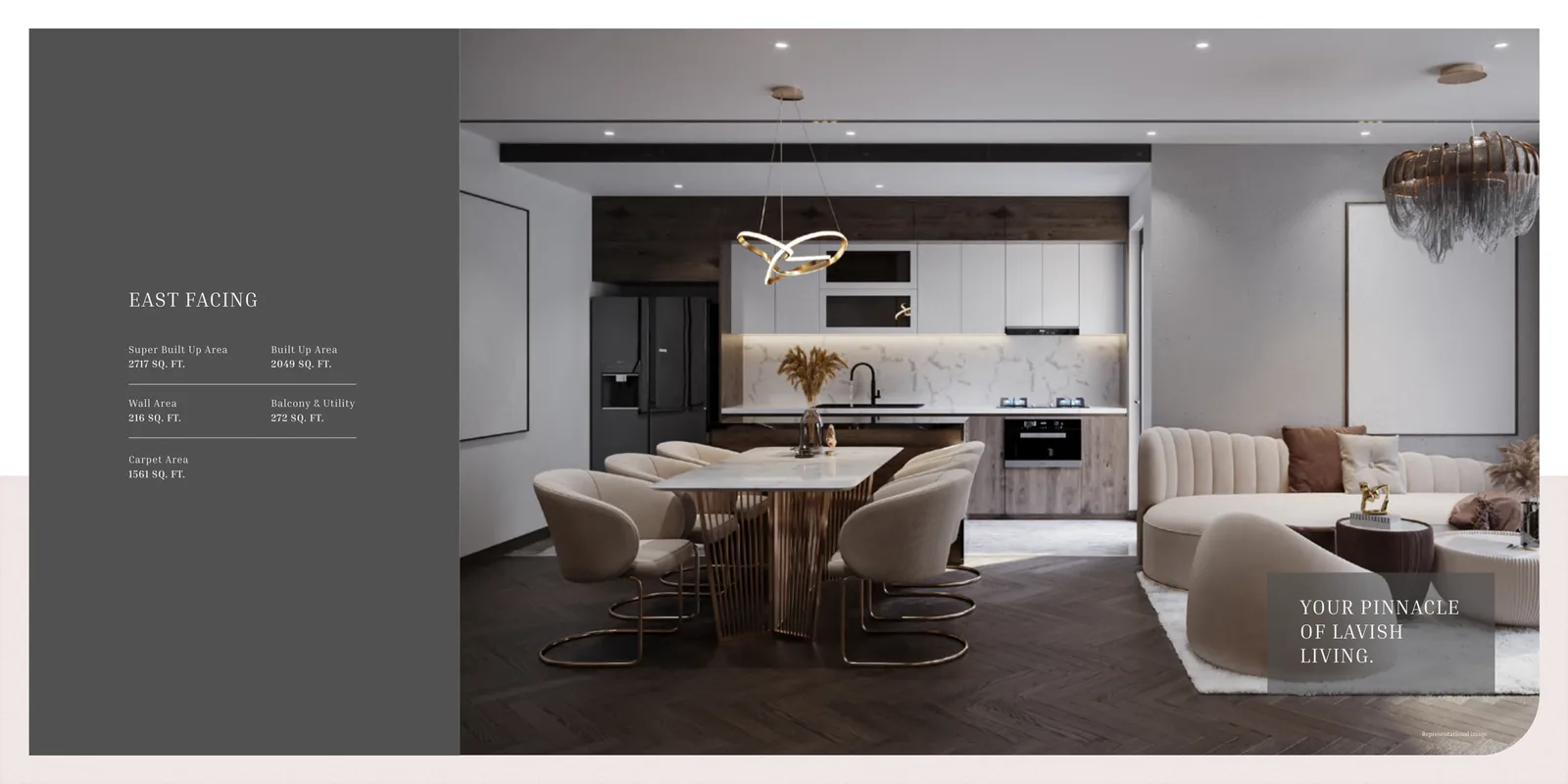Mana Jardin Neo, 3 BHK floor plan